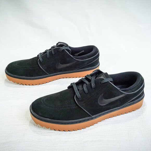 NIKE STEFAN JANOSKI G GOLF SHOES BLACK/GUM SZ 8.5 - Picture 2 of 8